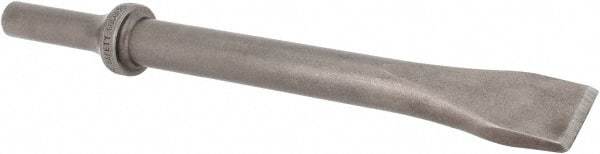 Made in USA - 3/4" Head Width, 6-1/2" OAL, 5/8" Shank Diam, Flat Chisel - Round Drive, Round Shank, Alloy Steel - USA Tool & Supply