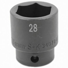 SK - Impact Socket - 1/2"DR 28MM IMPACT SOCKET - USA Tool & Supply