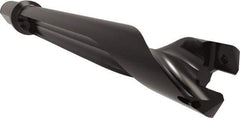 Allied Machine and Engineering - Series 26, 26 to 29mm Diam, 1-1/4" Diam Straight Shank with Flange, Straight Flute Spade Drill - 7-63/64" Max Depth, 9-5/8" Body Length, 11-29/32" OAL, Standard Length, Through Coolant - USA Tool & Supply