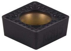 Kennametal - SCMT432 MP Grade KCU10 Carbide Turning Insert - TiAlN Finish, 90° Square, 1/2" Inscr Circle, 3/16" Thick, 1/32" Corner Radius - USA Tool & Supply