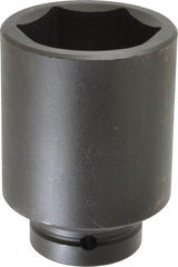 Proto - 1" Drive 2-1/2" Deep Impact Socket - 6 Points, 4-7/8" OAL - USA Tool & Supply