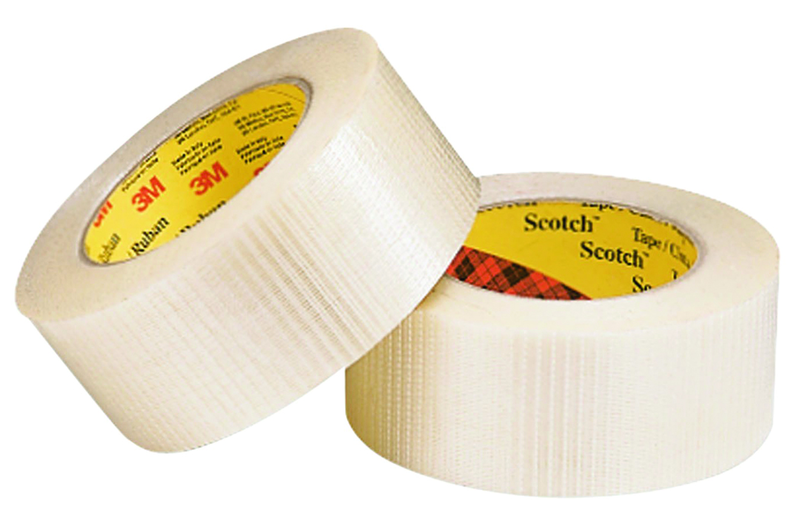 List 8959 50mm x 50m Bi-Direction Filament Tape - USA Tool & Supply