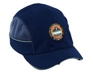 Skullerz® 8960 Bump Cap with LED Lighting Technology Short Brim- Navy - USA Tool & Supply