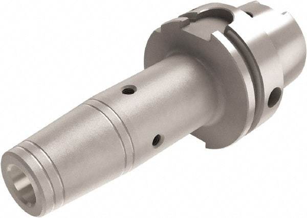 Seco - 5/8" Hole Diam, HSK63A Taper Shank Shrink Fit Tool Holder & Adapter - 4.724" Projection, 1.062" Nose Diam, 1.535" Clamping Depth, 38,000 RPM, Through Coolant - Exact Industrial Supply