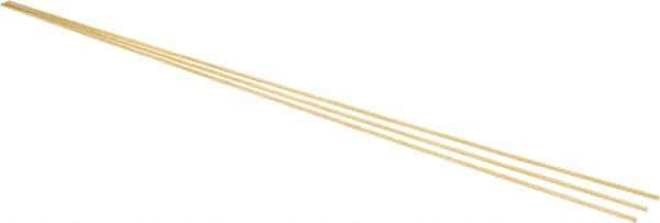 Made in USA - 1/16 Inch Diameter x 12 Inch Long, Brass Round Rod - Alloy 260 - USA Tool & Supply