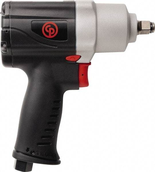 Chicago Pneumatic - 1/2" Drive, 990 RPM, 450 Ft/Lb Torque Impact Wrench - Pistol Grip Handle, 1,700 IPM, 20 CFM, 90 psi, 1/4" NPT Inlet - USA Tool & Supply