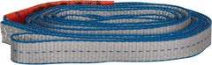 Lift-All - 8' Long x 1" Wide, 3,200 Lb Vertical Capacity, 1 Ply, Nylon Web Sling - 2,500 Lb Choker Capacity - USA Tool & Supply