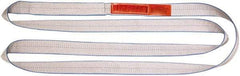 Lift-All - 3' Long x 6" Wide, 16,300 Lb Vertical Capacity, 1 Ply, Polyester Web Sling - 13,000 Lb Choker Capacity - USA Tool & Supply