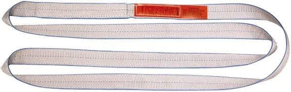 Lift-All - 3' Long x 6" Wide, 28,600 Lb Vertical Capacity, 2 Ply, Polyester Web Sling - 23,000 Lb Choker Capacity - USA Tool & Supply