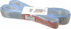 Lift-All - 5' Long x 2" Wide, 12,400 Lb Vertical Capacity, 2 Ply, Nylon Web Sling - 9,900 Lb Choker Capacity - USA Tool & Supply
