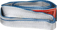 Lift-All - 6' Long x 3" Wide, 4,800 Lb Vertical Capacity, 1 Ply, Polyester Web Sling - 3,800 Lb Choker Capacity - USA Tool & Supply