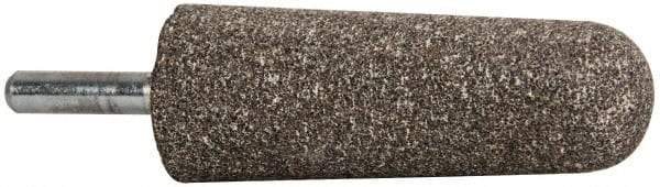 Tru-Maxx - 1" Head Diam x 2-3/4" Thickness, A3, Tree End, Aluminum Oxide Mounted Point - Medium Grade, 60 Grit, 15,530 RPM - USA Tool & Supply