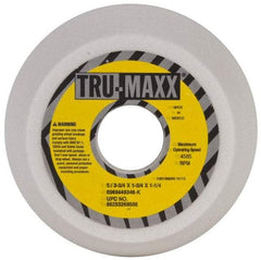 Tru-Maxx - 5" Diam, 1-3/4" Hole Size, 1-3/4" Overall Thickness, 46 Grit, Type 11 Tool & Cutter Grinding Wheel - Coarse Grade, Aluminum Oxide, K Hardness, 4,585 RPM - USA Tool & Supply