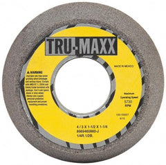 Tru-Maxx - 4" Diam, 1-1/4" Hole Size, 1-1/2" Overall Thickness, 60 Grit, Type 11 Tool & Cutter Grinding Wheel - Medium Grade, Aluminum Oxide, J Hardness, 5,730 RPM - USA Tool & Supply