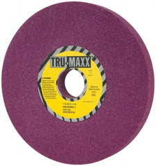 Tru-Maxx - 7" Diam x 1-1/4" Hole x 3/4" Thick, J Hardness, 60 Grit Surface Grinding Wheel - Aluminum Oxide, Type 1, Medium Grade, 3,600 Max RPM, No Recess - USA Tool & Supply