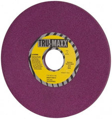 Tru-Maxx - 7" Diam x 1-1/4" Hole x 1/4" Thick, K Hardness, 80 Grit Surface Grinding Wheel - Aluminum Oxide, Type 1, Medium Grade, 3,600 Max RPM, No Recess - USA Tool & Supply