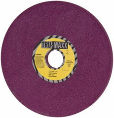 Tru-Maxx - 8" Diam x 1-1/4" Hole x 1/2" Thick, I Hardness, 60 Grit Surface Grinding Wheel - Aluminum Oxide, Type 1, Medium Grade, 3,600 Max RPM, No Recess - USA Tool & Supply