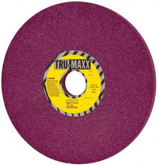 Tru-Maxx - 8" Diam x 1-1/4" Hole x 1/2" Thick, K Hardness, 60 Grit Surface Grinding Wheel - Aluminum Oxide, Type 1, Medium Grade, 3,600 Max RPM, No Recess - USA Tool & Supply