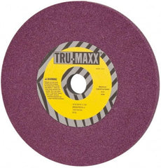 Tru-Maxx - 10" Diam x 1-1/4" Hole x 3/4" Thick, J Hardness, 46 Grit Surface Grinding Wheel - Aluminum Oxide, Type 1, Coarse Grade, 3,250 Max RPM, No Recess - USA Tool & Supply