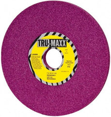 Tru-Maxx - 7" Diam x 1-1/4" Hole x 1/2" Thick, I Hardness, 60 Grit Surface Grinding Wheel - Aluminum Oxide, Type 1, Medium Grade, 3,600 Max RPM, No Recess - USA Tool & Supply