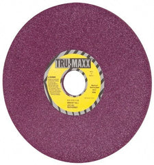 Tru-Maxx - 8" Diam x 1-1/4" Hole x 1/4" Thick, J Hardness, 46 Grit Surface Grinding Wheel - Aluminum Oxide, Type 1, Coarse Grade, 3,600 Max RPM, No Recess - USA Tool & Supply