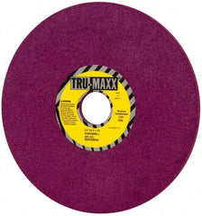 Tru-Maxx - 8" Diam x 1-1/4" Hole x 1/4" Thick, J Hardness, 80 Grit Surface Grinding Wheel - Aluminum Oxide, Type 1, Medium Grade, 3,600 Max RPM, No Recess - USA Tool & Supply