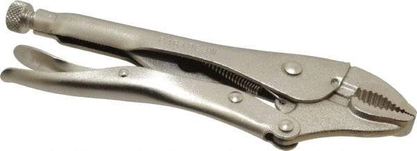 Paramount - 10" OAL Curved Jaw Locking Pliers - 1-7/8" Jaw Opening, Standard Handle - USA Tool & Supply