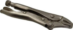 Paramount - 5" OAL Curved Jaw Locking Pliers - 1-1/8" Jaw Opening, Standard Handle - USA Tool & Supply