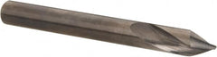 Accupro - 1/4" Body Diam, 60°, 2-1/2" OAL, Solid Carbide Spotting Drill - USA Tool & Supply