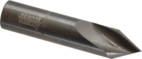 Accupro - 5/8" Body Diam, 60°, 3" OAL, Solid Carbide Spotting Drill - USA Tool & Supply