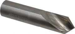 Accupro - 7/8" Body Diam, 90°, 4" OAL, Solid Carbide Spotting Drill - USA Tool & Supply