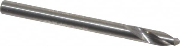 Accupro - 4mm Body Diam, 120°, 51mm OAL, Solid Carbide Spotting Drill - USA Tool & Supply