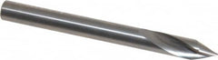 Accupro - 6mm Body Diam, 60°, 63mm OAL, Solid Carbide Spotting Drill - USA Tool & Supply