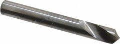 Accupro - 8mm Body Diam, 120°, 63mm OAL, Solid Carbide Spotting Drill - USA Tool & Supply