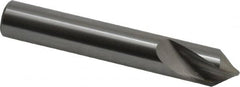 Accupro - 12mm Body Diam, 90°, 76mm OAL, Solid Carbide Spotting Drill - USA Tool & Supply