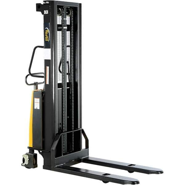 Vestil - Battery Operated Lifts Type: Stacker Powered Lift Lift Height (Inch): 118 - USA Tool & Supply