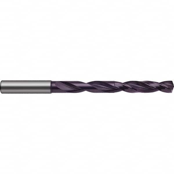 Guhring - 5.2mm 140° Spiral Flute Solid Carbide Taper Length Drill Bit - USA Tool & Supply
