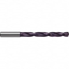 Guhring - 5.2mm 140° Spiral Flute Solid Carbide Taper Length Drill Bit - USA Tool & Supply