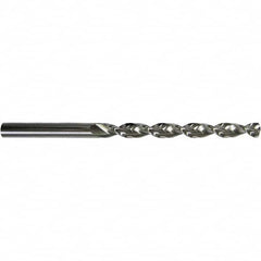 Taper Length Drill Bit: 0.2244″ Dia, 130 ° Bright/Uncoated, 3.5827″ Flute Length, 5.4724″ OAL, RH Cut, Parabolic Flute, Straight Shank, Series 501