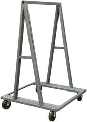 Durham - 2,500 Lb Capacity, Steel Adjust-A-Tray Truck - 38" Long x 40" Wide x 64" High - USA Tool & Supply
