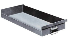 Durham - 1 Shelf, Steel Open Front Hook-On Tray - 36" Long x 15" Wide x 6" High - USA Tool & Supply