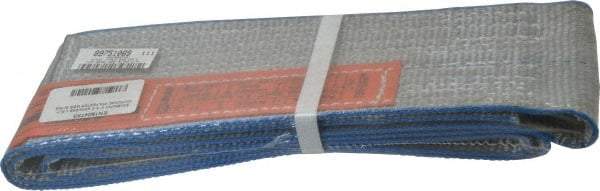 Lift-All - 3' Long x 4" Wide, 11,500 Lb Vertical Capacity, 1 Ply, Polyester Web Sling - 9,200 Lb Choker Capacity - USA Tool & Supply