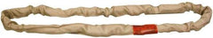 Lift-All - 5' Long x 1-7/8" Wide, Polyester Web Sling - 8,500 Lb Choker Capacity, 1-1/8" Diam Chain, Tan - USA Tool & Supply