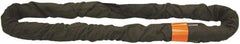 Lift-All - 10' Long x 5-1/4" Wide, Polyester Web Sling - 72,000 Lb Choker Capacity, 3-5/8" Diam Chain, Black - USA Tool & Supply