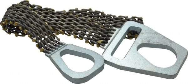 Lift-All - 4' Long x 2" Wide, 2,300 Lb Vertical Capacity, Steel Web Sling - 2,300 Lb Choker Capacity - USA Tool & Supply