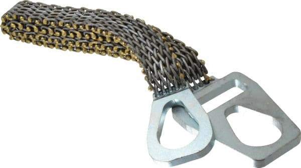 Lift-All - 6' Long x 2" Wide, 2,300 Lb Vertical Capacity, Steel Web Sling - 2,300 Lb Choker Capacity - USA Tool & Supply