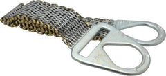Lift-All - 4' Long x 4" Wide, 4,800 Lb Vertical Capacity, Steel Web Sling - 4,800 Lb Choker Capacity - USA Tool & Supply