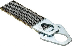 Lift-All - 4' Long x 6" Wide, 7,200 Lb Vertical Capacity, Steel Web Sling - 7,200 Lb Choker Capacity - USA Tool & Supply