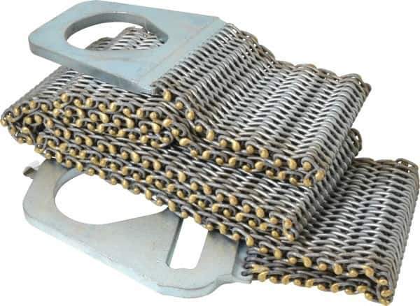 Lift-All - 8' Long x 6" Wide, 7,200 Lb Vertical Capacity, Steel Web Sling - 7,200 Lb Choker Capacity - USA Tool & Supply