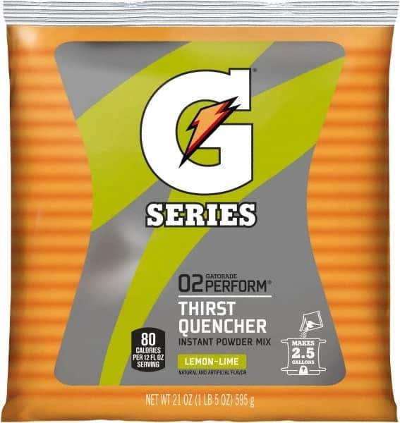 Gatorade - 21 oz Pack Lemon-Lime Activity Drink - Powdered, Yields 2.5 Gal - USA Tool & Supply